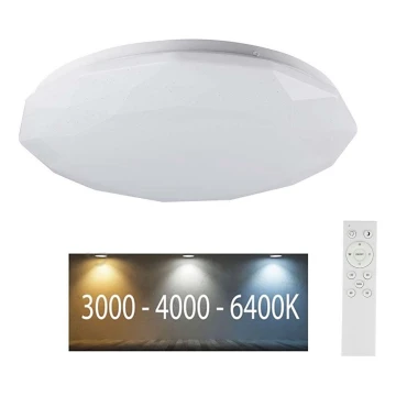 LED Stmívatelné stropní svítidlo LED/40W/230V 3000K/4000K/6500K + dálkové ovládání