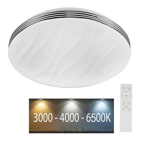 LED Stmívatelné stropní svítidlo LED/60W/230V 3000K/4000K/6500K + dálkové ovládání