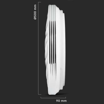 LED Stmívatelné stropní svítidlo LED/60W/230V 3000K/4000K/6500K + dálkové ovládání