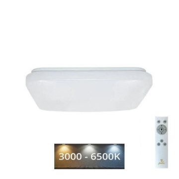 LED Stmívatelné stropní svítidlo OPAL LED/36W/230V 3000-6500K + dálkové ovládání