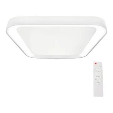 LED Stmívatelné stropní svítidlo QUADRO LED/66W/230V 3000-6000K bílá + dálkové ovládání