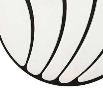 LED Stmívatelné stropní svítidlo SHELL BLACK LED/40W/230V