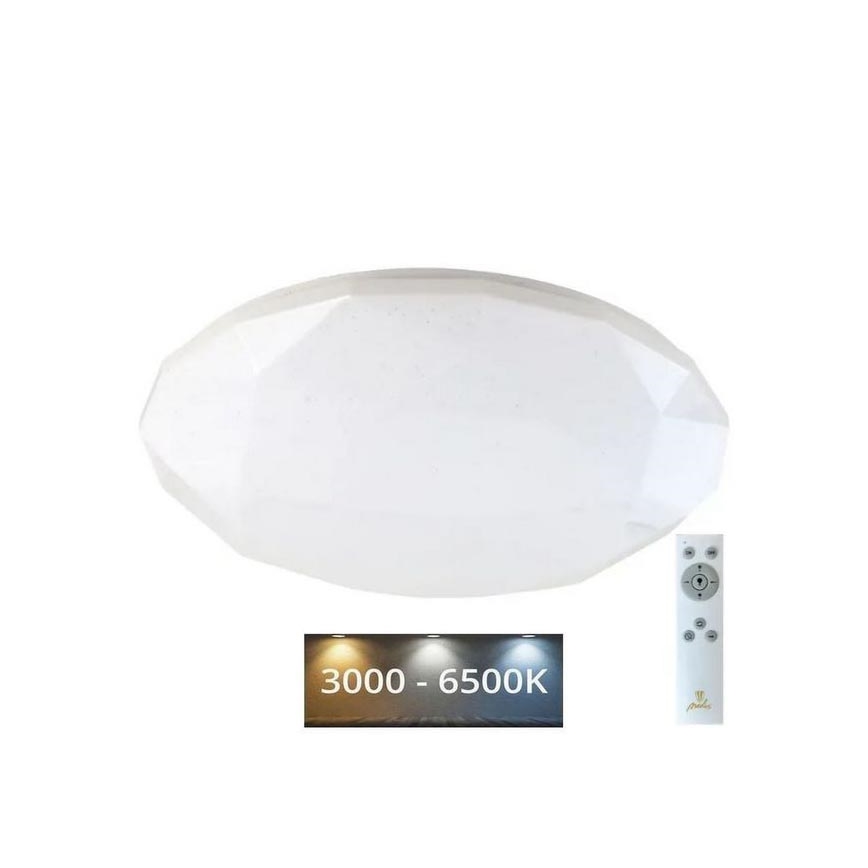 LED Stmívatelné stropní svítidlo STAR LED/60W/230V 3000-6500K + dálkové ovládání