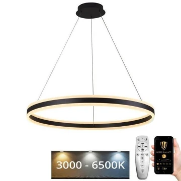 LED Stmívatelný lustr na lanku LED/110W/230V 3000-6500K + dálkové ovládání