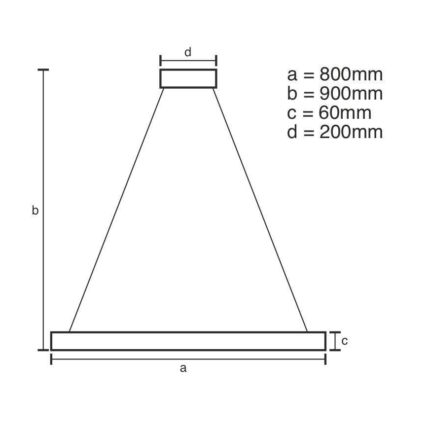 LED Stmívatelný lustr na lanku LED/110W/230V 3000-6500K + dálkové ovládání