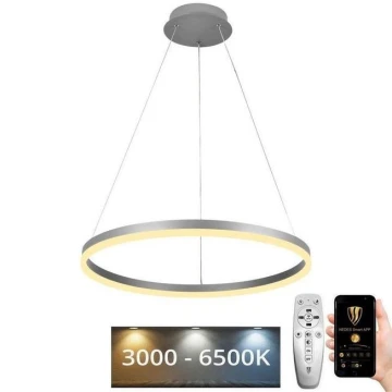 LED Stmívatelný lustr na lanku LED/42W/230V 3000-6500K + dálkové ovládání