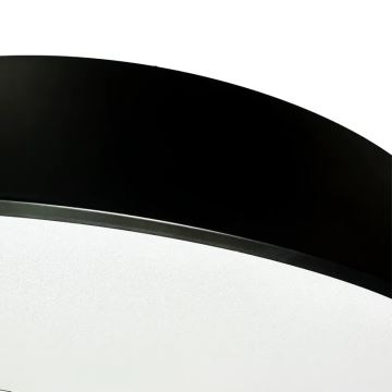 LED Stmívatelný lustr na lanku LED/50W/230V 3000-6500K černá + dálkové ovládání
