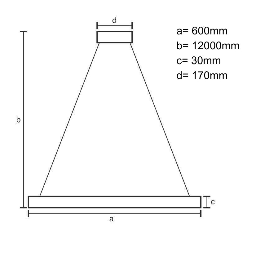 LED Stmívatelný lustr na lanku LED/75W/230V 3000-6500K + dálkové ovládání