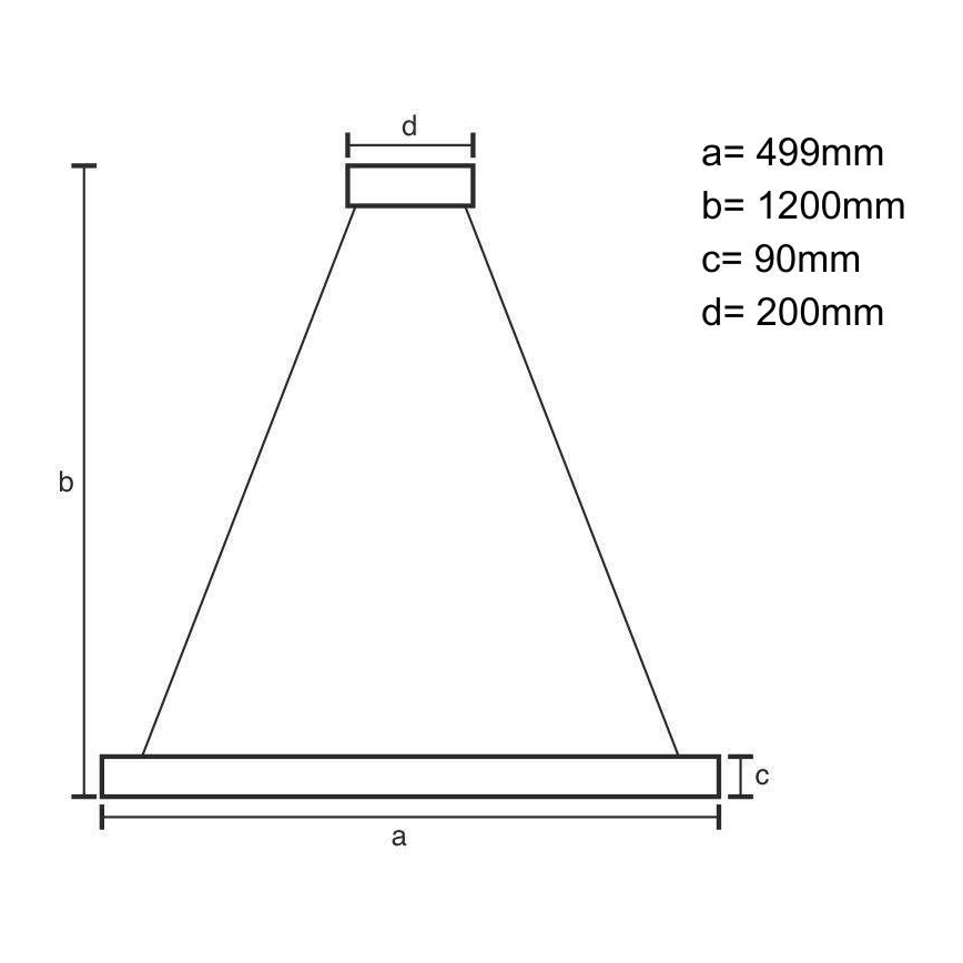 LED Stmívatelný lustr na lanku LED/80W/230V 3000-6500K černá + dálkové ovládání