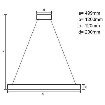 LED Stmívatelný křišťálový lustr na lanku LED/90W/230V 3000-6500K černá + dálkové ovládání