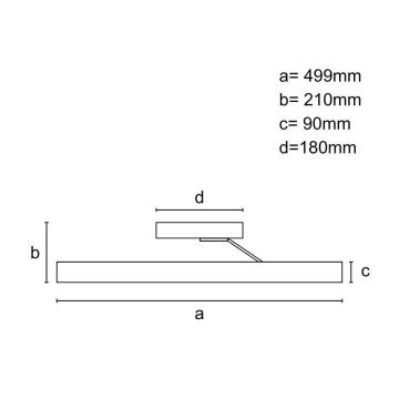 LED Stmívatelný přisazený lustr LED/86W/230V 3000-6500K bílá + dálkové ovládání