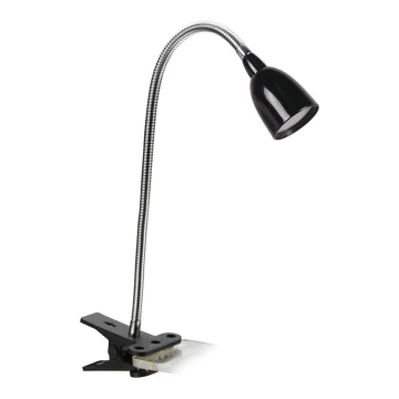 LED stolní lampa s klipem LED/2,5W/230V černá