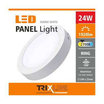 LED Stropní svítidlo LED/24W/230V 2700K