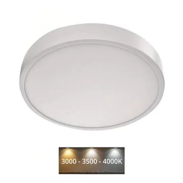 LED Stropní svítidlo NEXXO LED/28,5W/230V 3000/3500/4000K pr. 30 cm bílá