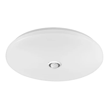 LED Stropní svítidlo s PIR senzorem PLAIN LED/18W/230V 3000K