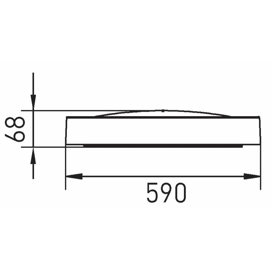 LED Stropní svítidlo SAMER LED/40W/230V 4000K