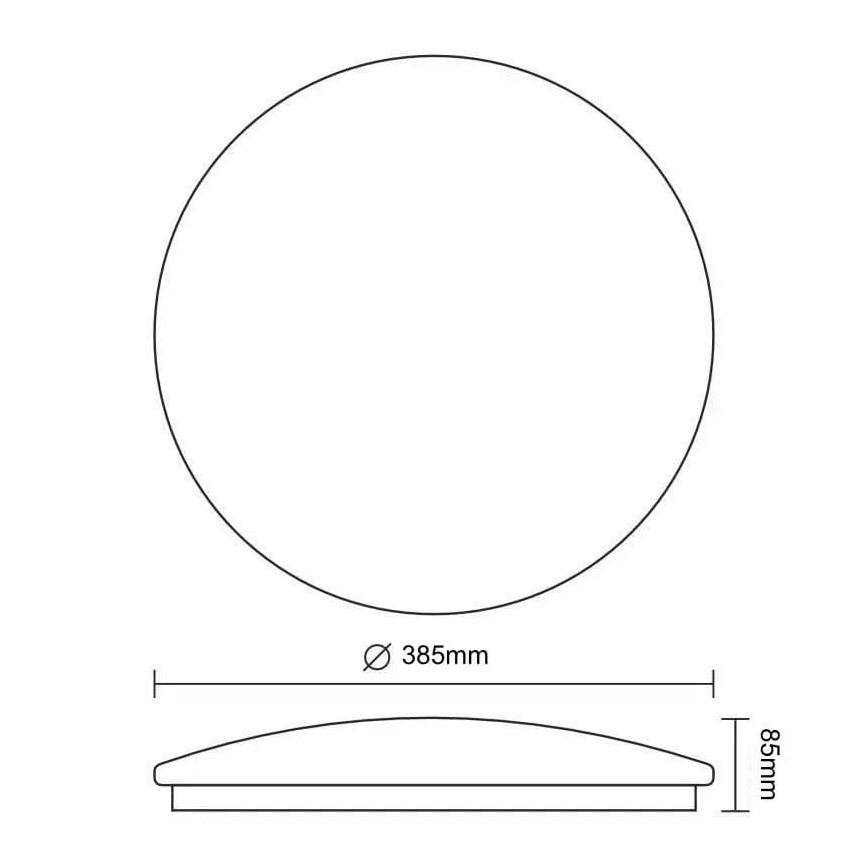 LED Stmívatelné stropní svítidlo STAR LED/36W/230V 3000-6500K + dálkové ovládání