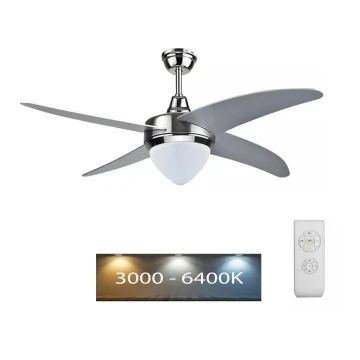 LED Stropní ventilátor LED/15W/230V 3000K/4000K/6400K + dálkové ovládání