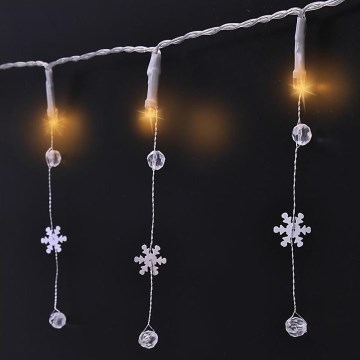 LED Vánoční řetěz 20xLED/2xAA 2m teplá bílá