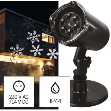 LED Vánoční venkovní projektor LED/3,6W/230V IP44 studená bílá