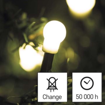 LED Vánoční venkovní řetěz 300xLED/35m IP44 teplá bílá