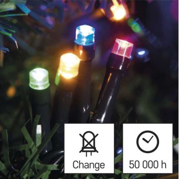 LED Vánoční venkovní řetěz 80xLED/13m IP44 multicolor