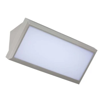 LED Venkovní nástěnné svítidlo LED/20W/230V 4000K IP65 šedá