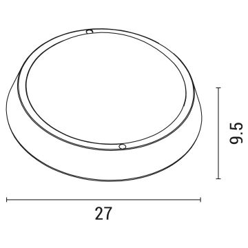 LED Venkovní nástěnné svítidlo LED/24W/230V 4000K IP54 bílá