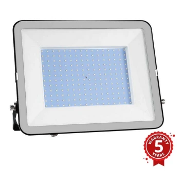 LED Venkovní reflektor SAMSUNG CHIP LED/200W/230V 4000K IP65 černá