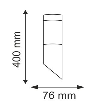 LED Venkovní svítidlo LIVIA 1xE27/6W/230V IP44