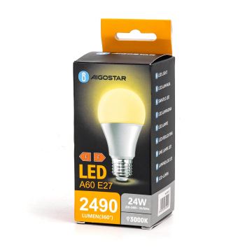 LED Žárovka A60 E27/24W/230V 3000K - Aigostar