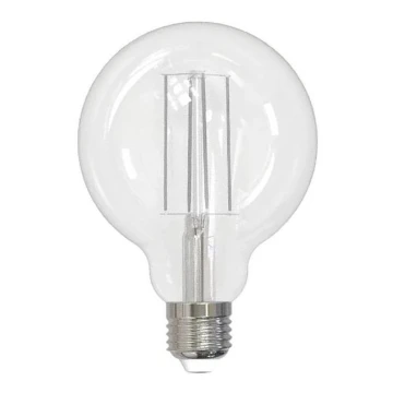 LED Žárovka BÍLÝ FILAMENT G95 E27/13W/230V 3000K