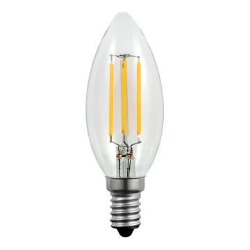 LED Žárovka C37 E14/4W/230V 3000K