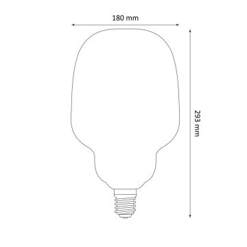 LED Žárovka DECO VINTAGE S180 E27/4W/230V 1800K