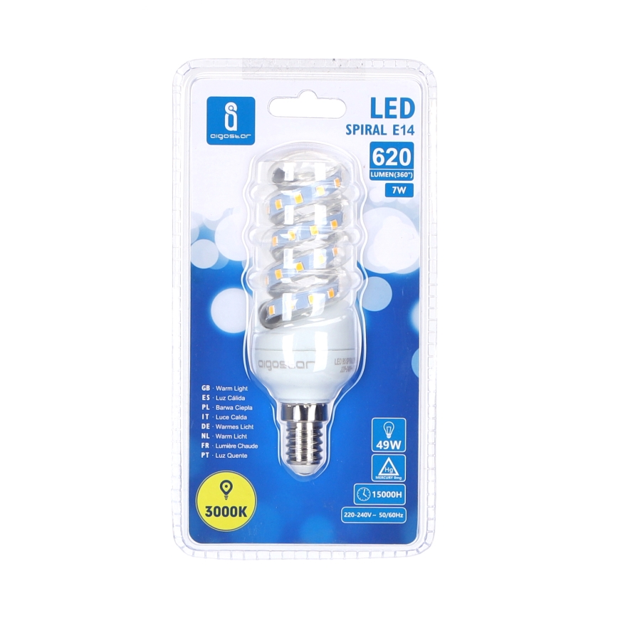 LED Žárovka E14/7W/230V 3000K - Aigostar