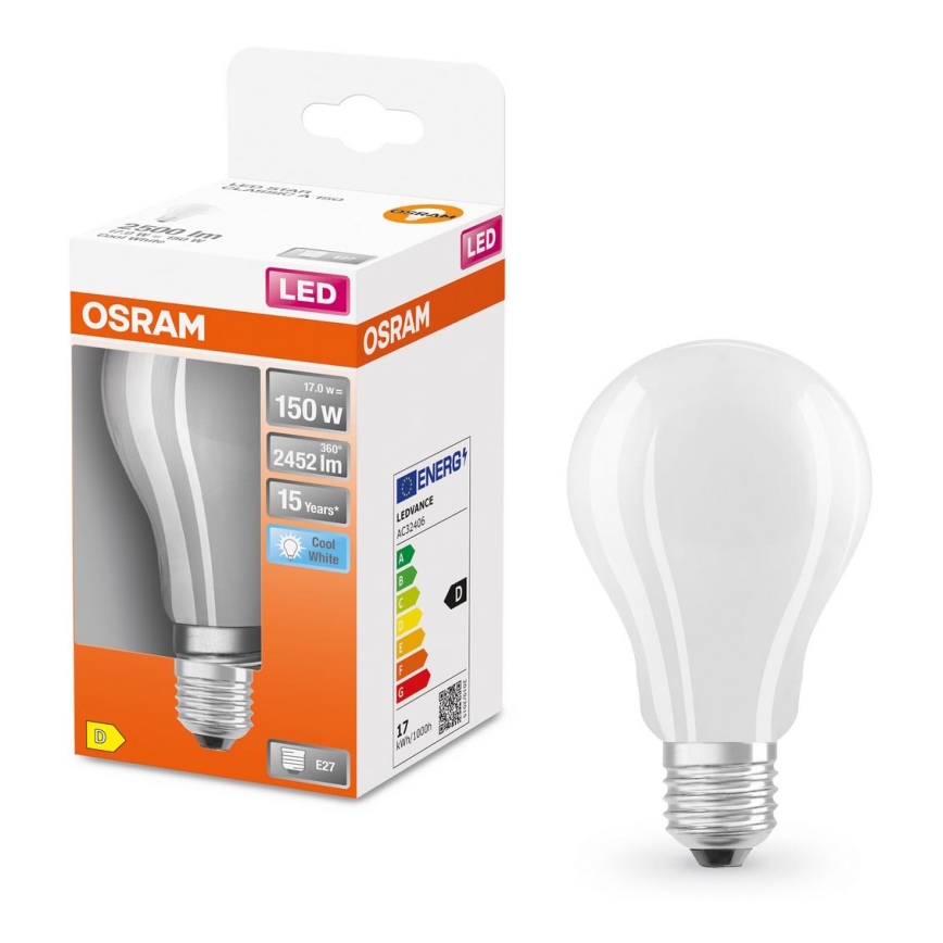 LED Žárovka E27/17W/230V 4000K - Osram