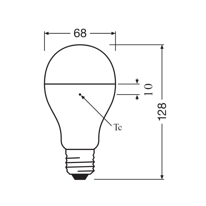 LED Žárovka E27/19W/230V 2700K - Osram