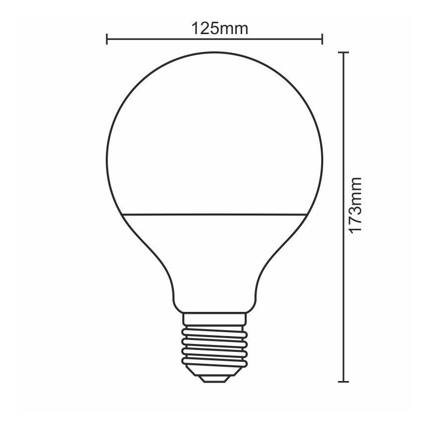 LED Žárovka E27/20W/165-265V 3000K