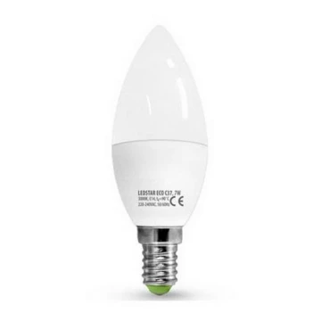 LED Žárovka ECOLINE C37 E14/7W/230V 3000K -  Brilagi