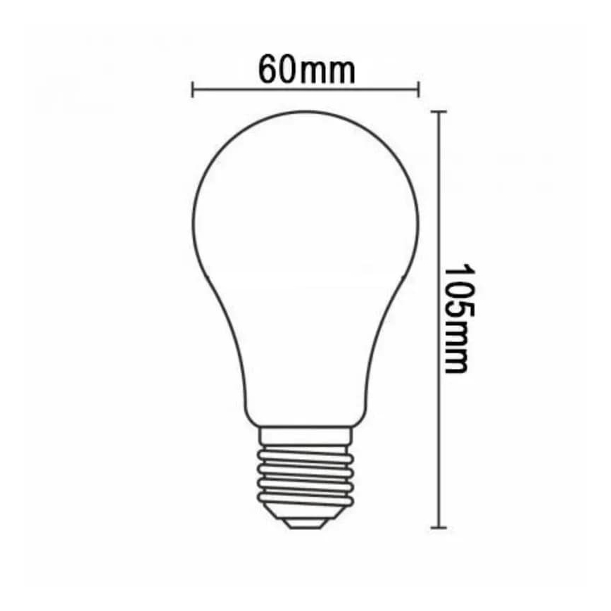 LED Žárovka BÍLÝ FILAMENT A60 E27/13W/230V 3000K