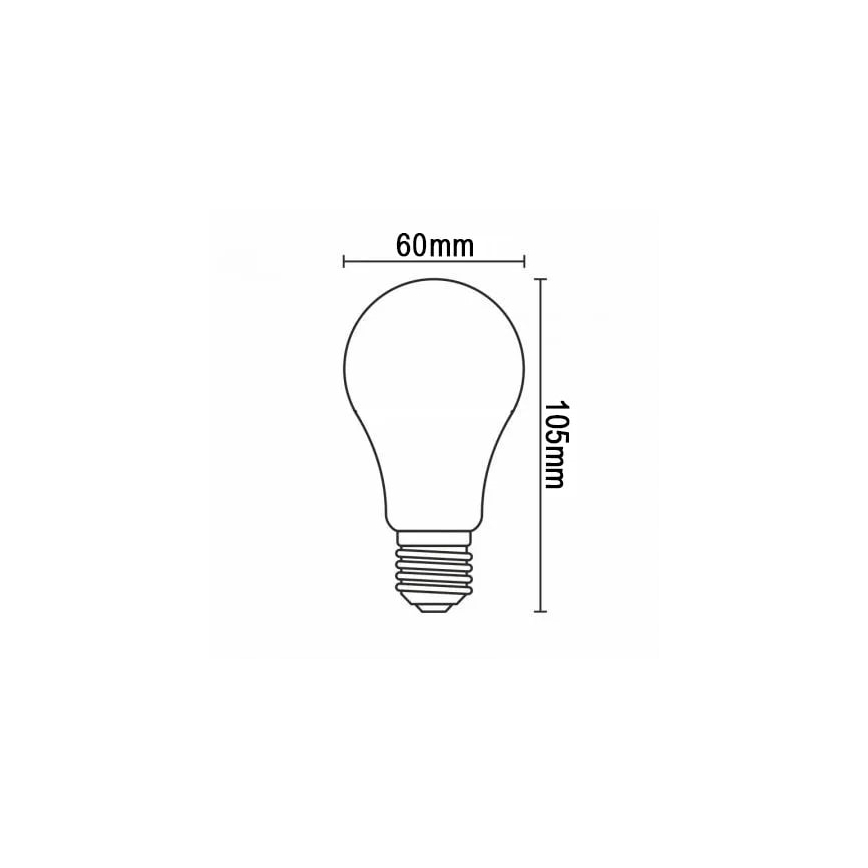 LED Žárovka FILAMENT A60 E27/5W/230V 3000K