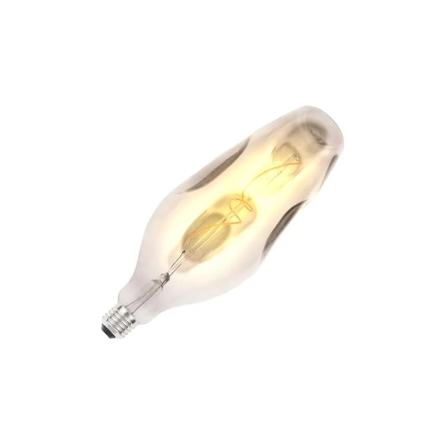 LED Žárovka FILAMENT BUMPED SMOKE BT110 E27/4W/230V 2000K