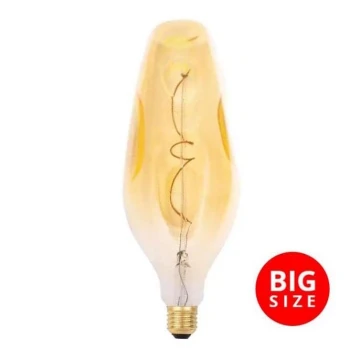 LED Žárovka FILAMENT BUMPED VINTAGE BT110 E27/4W/230V 2000K