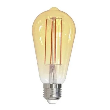 LED Žárovka FILAMENT SLIM VINTAGE ST64 E27/4,5W/230V 1800K