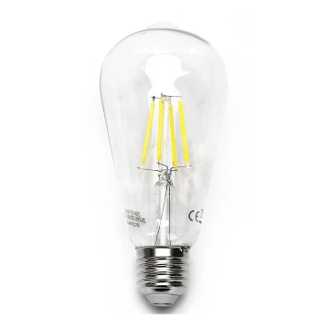 LED Žárovka FILAMENT ST64 E27/4W/230V 6500K - Aigostar