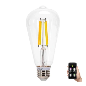 LED Žárovka FILAMENT ST64 E27/6W/230V 2700-6500K - Aigostar