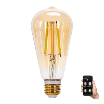 LED Žárovka FILAMENT ST64 E27/6W/230V 2700-6500K - Aigostar