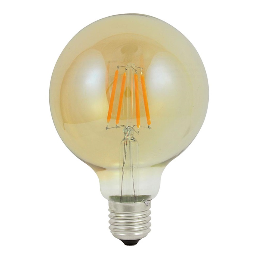 LED Žárovka FILAMENT VINTAGE G95 E27/4W/230V 2000K