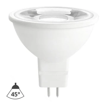 LED Žárovka MR16 GU5,3/4W/12V 4000K 45° bílá