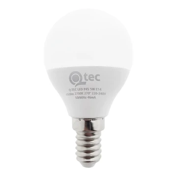 LED Žárovka Qtec P45 E14/5W/230V 2700K